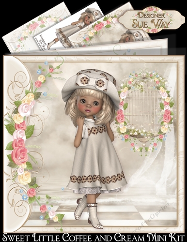 Sweet Little Coffee and Cream Card Mini Kit