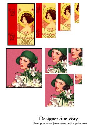 Art Deco Pyramid Toppers