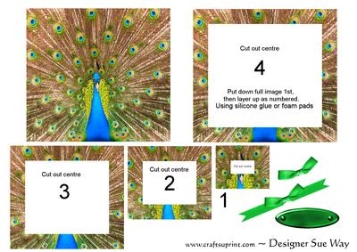 Peacock Inverted Pyramid