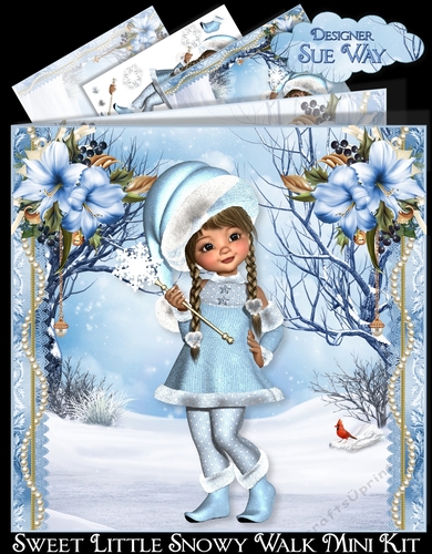 Sweet Little Snowy Walk Mini Kit