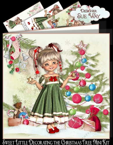 Sweet Little Decorating the Christmas Tree Mini Kit 