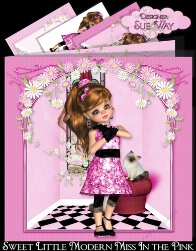 Sweet Little Modern Miss In the Pink Mini Kit 