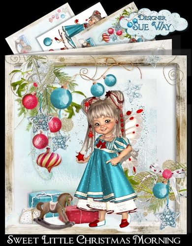 Sweet Little Christmas Morning Card Mini Kit 