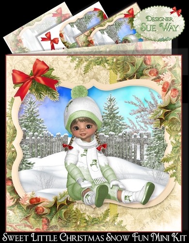 Sweet Little Christmas Snow Fun Mini Kit