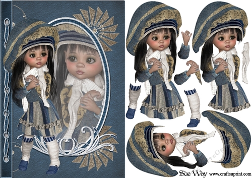 Sweet Little Pretty in Blue Fashion Reflection