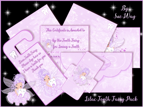 Lilac Tooth Fairy Pack Mini Kit