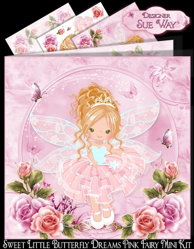 Sweet Little Butterfly Dreams Pink Fairy