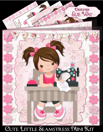 Cute Little Seamstress Mini Kit