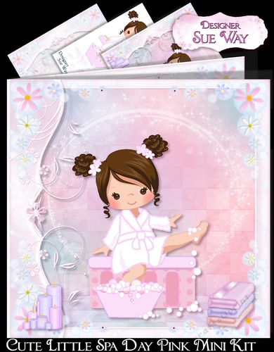Cute Little Spa Day Pink Mini Kit