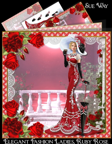 Elegant Fashion Ladies, Ruby Rose Mini Kit