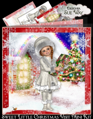 Sweet Little Christmas Visit Mini Kit 