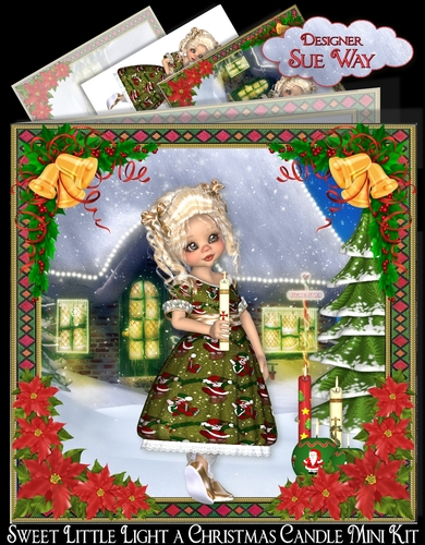 Sweet Little Light a Christmas Candle Mini Kit
