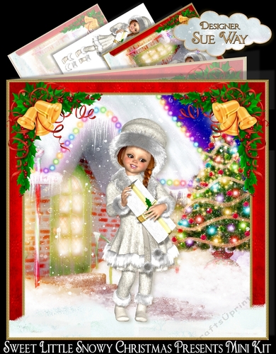 Sweet Little Snowy Christmas Presents Mini Kit 