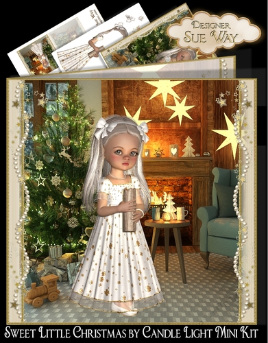 Sweet Little Christmas by Candlelight Mini Kit 