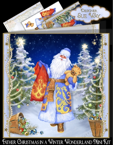 Father Christmas in a Winter Wonderland Mini Kit