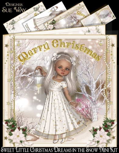 Sweet Little Christmas Dreams in the Snow Mini Kit