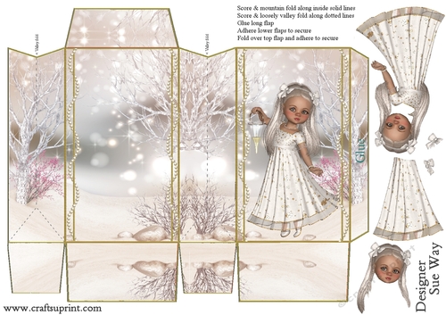 Sweet Little Christmas Dreams in the Snow Pinch Bag