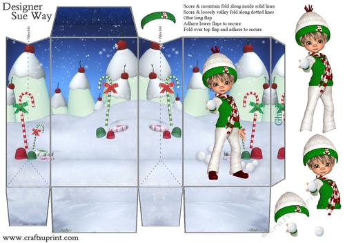 Sweet Little Boy Throwing Snowballs Pinch Bag