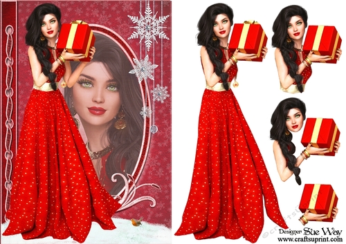 Christmas Beauty Fashion Reflection