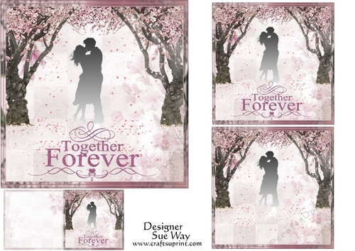 Cherry Blossom Romance Topper & Gift Tag Set