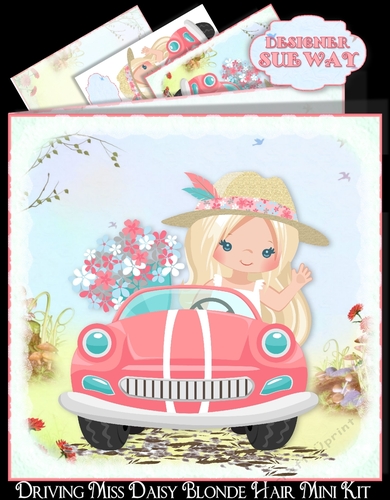 Driving Miss Daisy Blonde Hair Mini Kit 