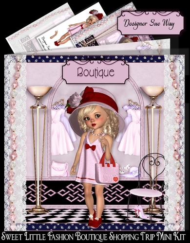 Sweet Little Fashion Boutique Shopping Trip Mini Kit