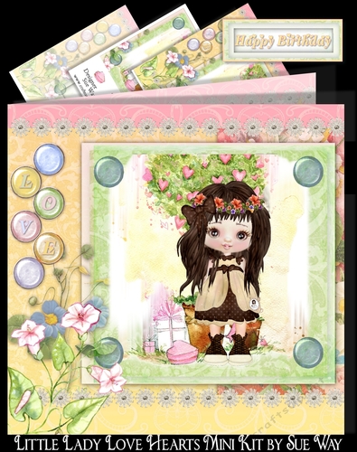 Little Lady Love Hearts Mini Kit