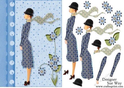 1920s Style Fashion Lady 2 