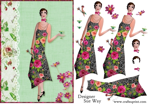 1920s Style Fashion Lady 6