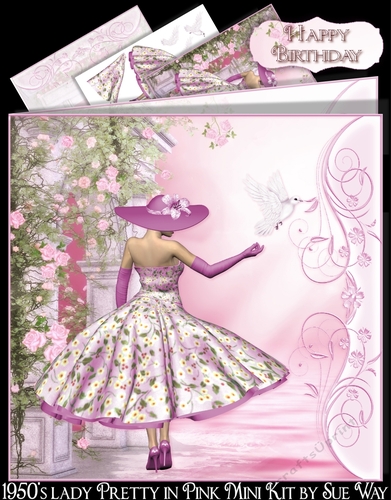 1950s Lady Pretty in Pink Updated Mini Kit