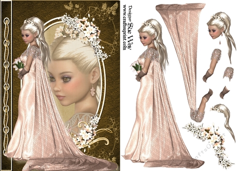 Sweet Little Flower Bride Fashion Reflection