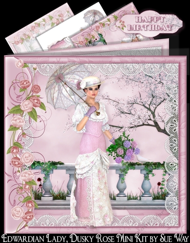 Edwardian Lady, Dusky Rose Mini Kit