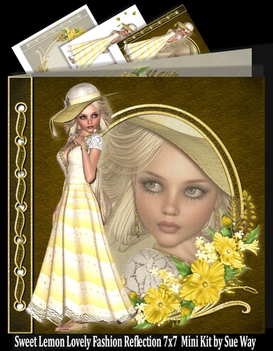 Sweet Lemon Lovely Fashion Reflection 7x7 Mini Kit