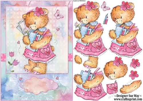 School Girl Bear