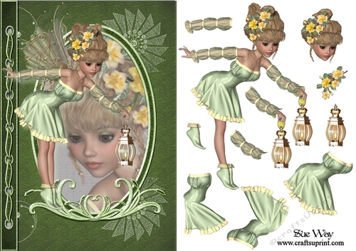 Flower Fairy Fashion Reflection