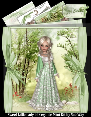 Sweet Little Lady of Elegance Mini Kit 