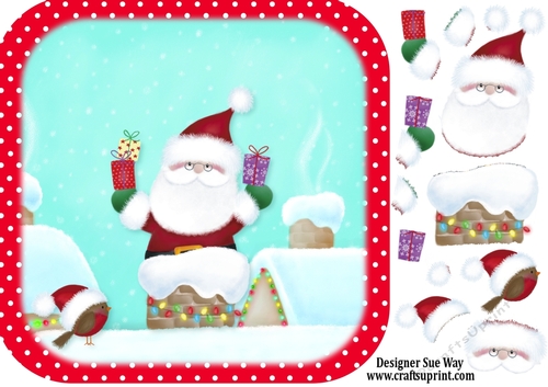 When Santa Got Stuck up the Chimney 