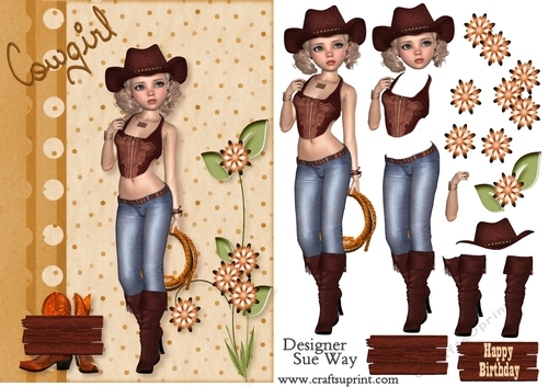 Cowgirl Fashion Lady