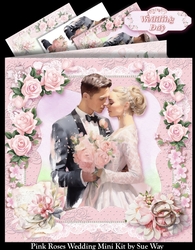 Pink Roses Wedding Mini Kit