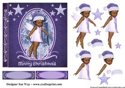 Christmas Fairy Decoupage