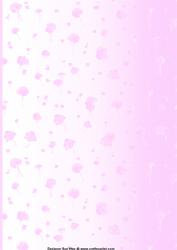 Pink Falling Flower Shades Backing Paper