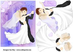 First Dance Wedding Decoupage