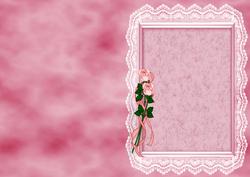 Rose Lace Frame Card Base