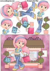 She Loves to Shop Decoupage