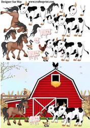 Farm Fun Decoupage