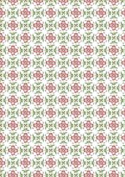 Small Deco Leaves and Flowers Backing Paper