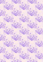 Lilac Butterflies and Swirls Backing Paper