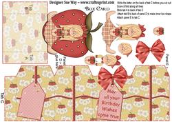 Strawberry Delight Box Card