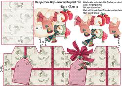 Christmas Caroling Snowmen Box Card