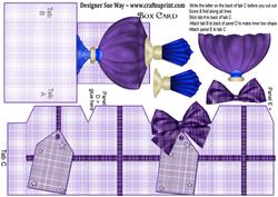 Perfume Bottle Box Card